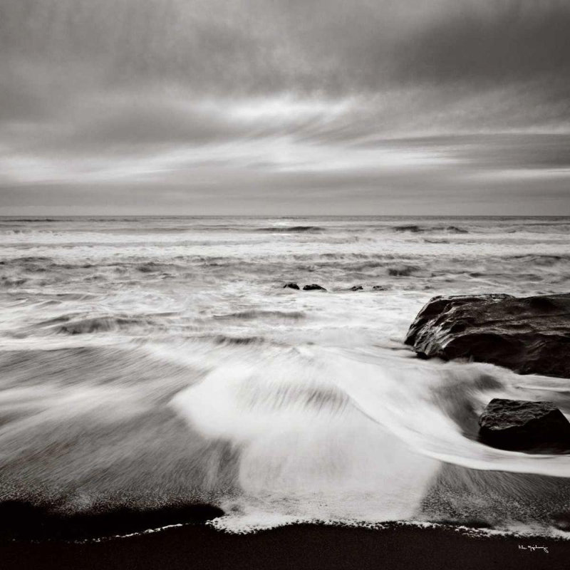 Beachcrest Home ™, œuvre d'art sur toile tendue de la galerie Lisa: Sunset on the Coast II, H 36 po x l 36 po