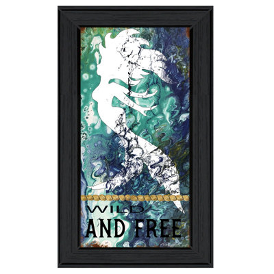 «Wild and Free», art mural encadré pour la décoration de salon