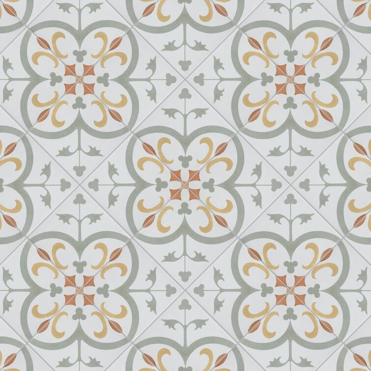 Merola Tile Revival 4 x 4 Ceramic Patterned Wall & Floor Tile & Reviews