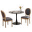 Ensemble de table de salle à manger ronde 31,5 "et 2 chaises à dossier rond-206359877-206359875