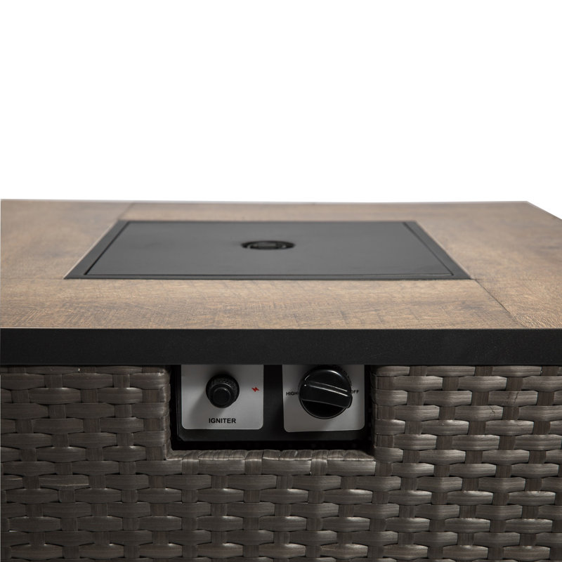 Square Steel Propane Smokeless