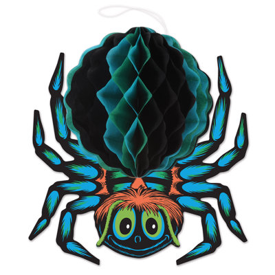 Tissu rétro araignée d'Halloween
