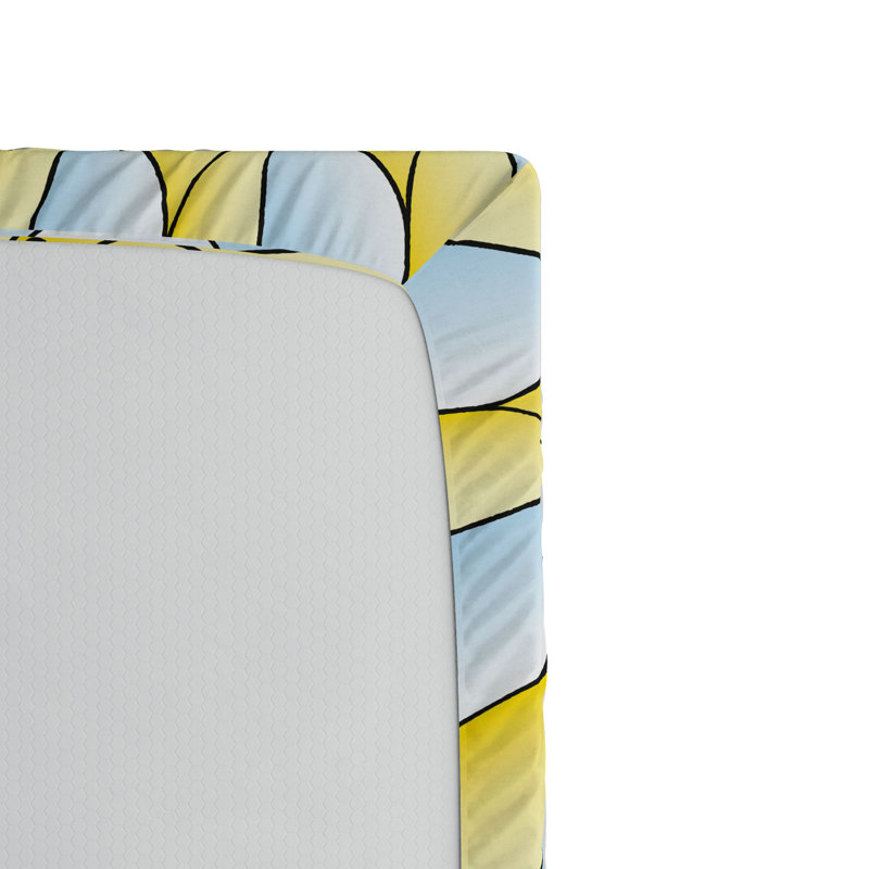 Garden Microfiber Fitted Sheet, Twin Fitted Sheet