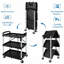 Chariot de service pliant et pliable