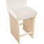 Tabouret de comptoir rembourré Cassady-112293676-112293680