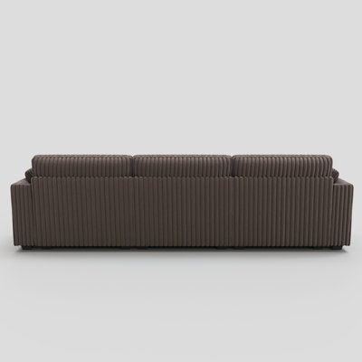 L-Shaped Modular Sectional with Ottoman