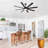 66 Inch Low Profile Ceiling Fan With Dimmable Lights And Smart Remote Control 6 Speed Reversible Noiseless Dc Motor For Indoor-16533202-16533203