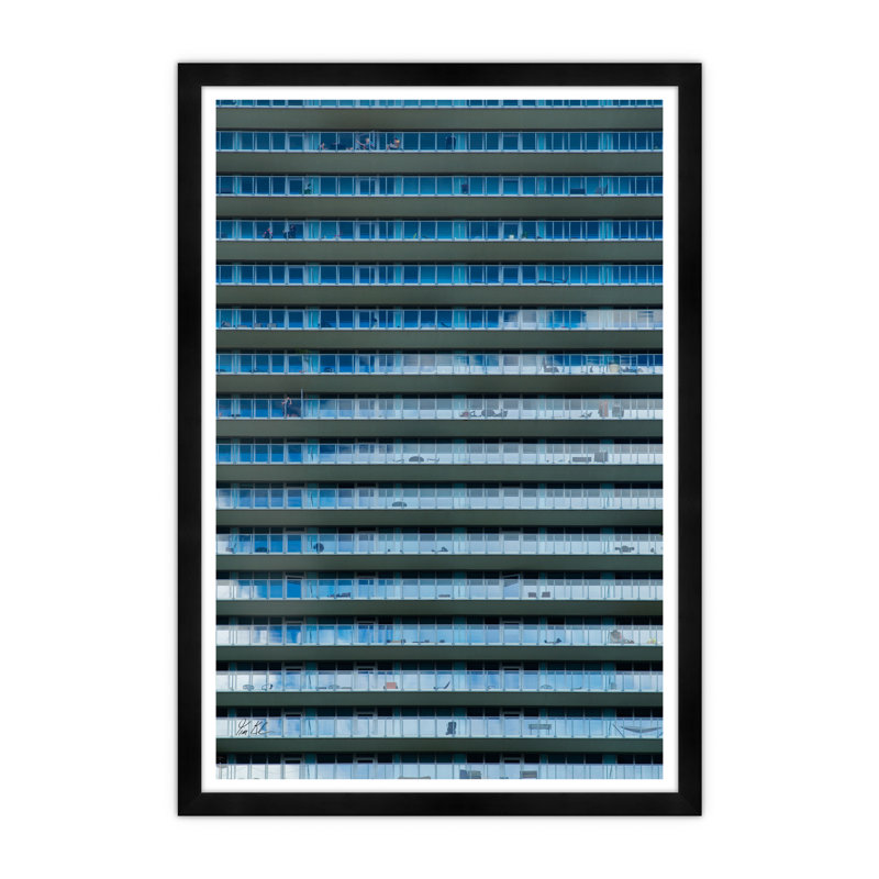 Graphic Building Scape Print by Tim Klein
