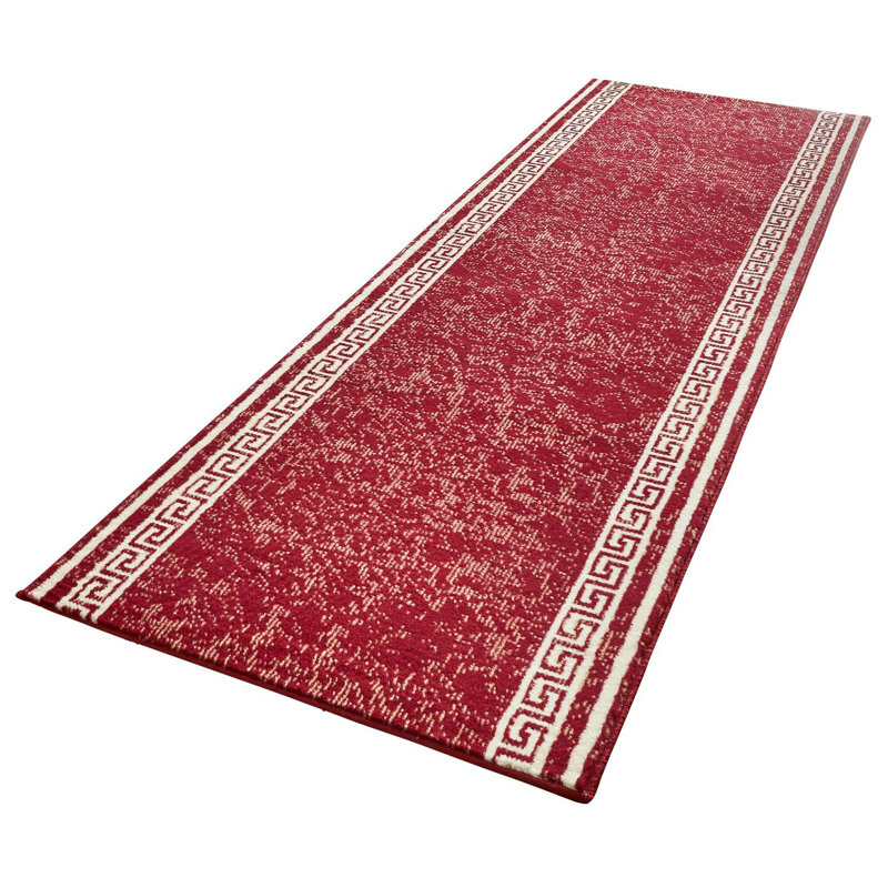Basic Red Rug, Runner 80 x 250 cm