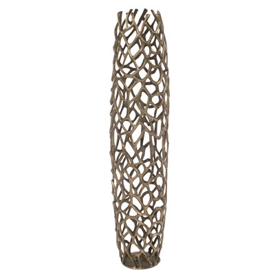 Fluker Aluminum Floor Vase