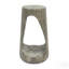 Table d'appoint d'extérieur avec design creux, béton léger, texture semblable au bois pour le patio, le balcon, la plage et la piscine-1050417499
