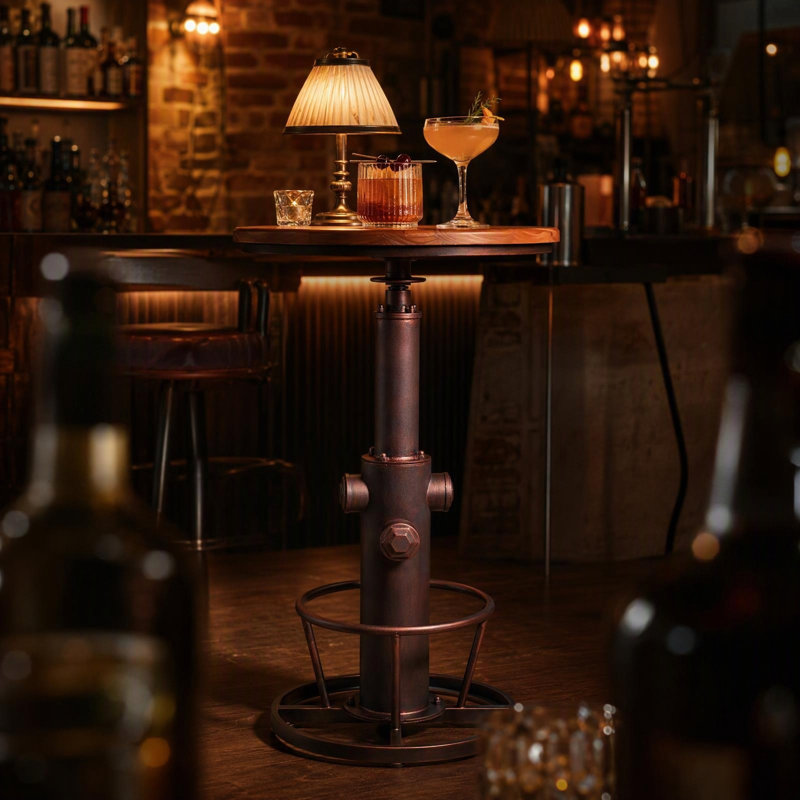 Table de bar Industrial, Cuivre