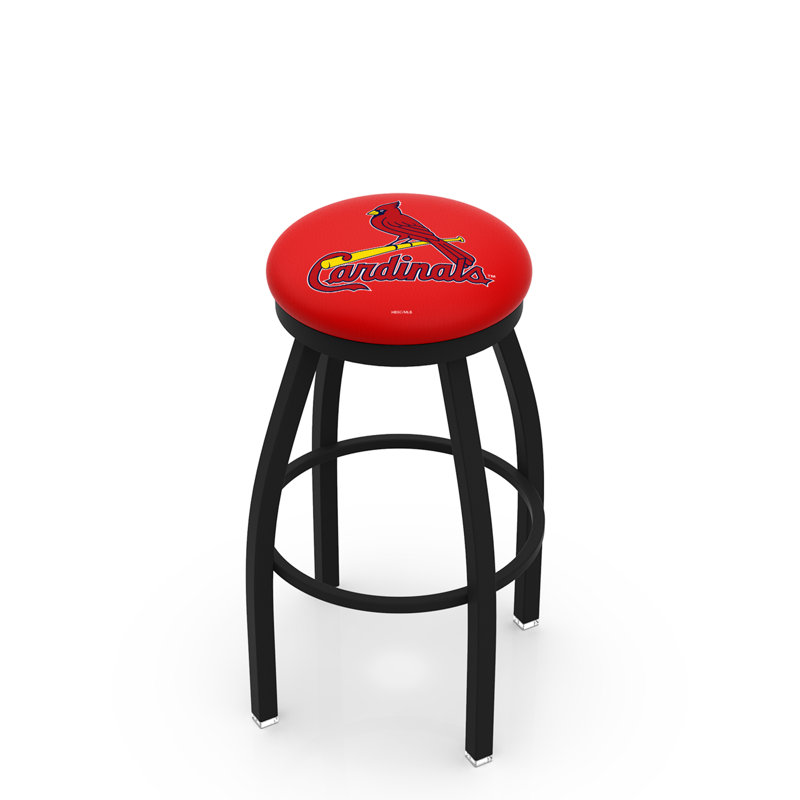 L8B2B St. Louis Cardinals, Tabouret de comptoir (siège d'une hauteur de 25 p, Noir argenté