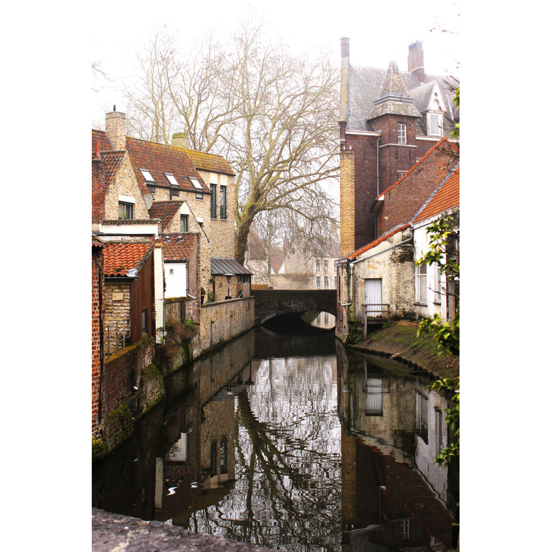 Bruges Canal #3 Print by Ed Swonger