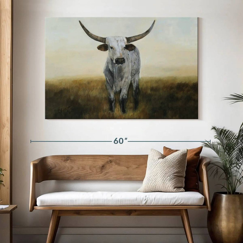 Brampt Knight In White Satin I, 34" H x 51" W