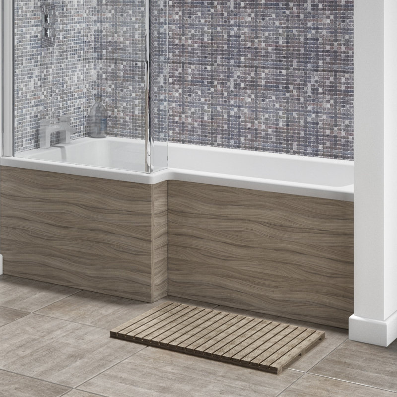 Shower Bath Front Panel, Driftwood