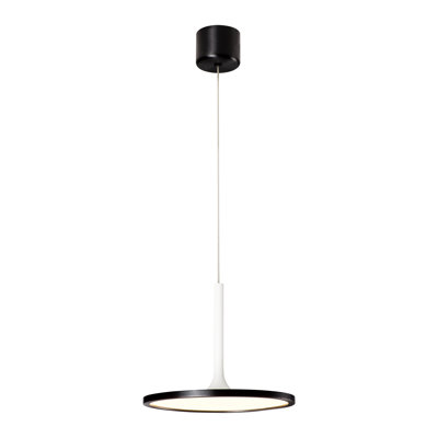 Luminaire suspendu géométrique à 1 lumière unique à DEL baidy