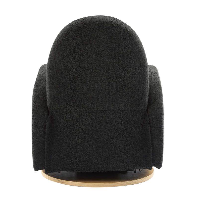 Fauteuil inclinable et pivotant 360 ° - noir, Noir