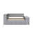 Full Size Daybed With Storage Shelves,Drawers,Trundle,Charging Station,LED Light,Desk And Cabinet-1951052246