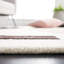Tapis ivoire / rosé en laine touffeté à la main Arabelle-70712092