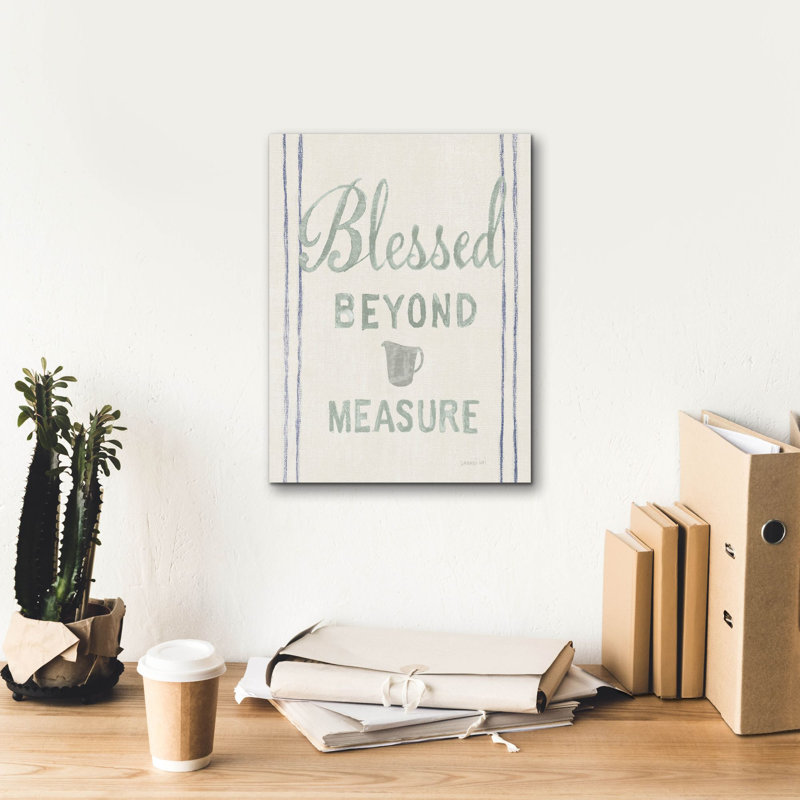 «Floursack Kitchen 6 Seafoam Vertical» par Danhui Nai, art mural sur toile, H 16 po x l 12 po