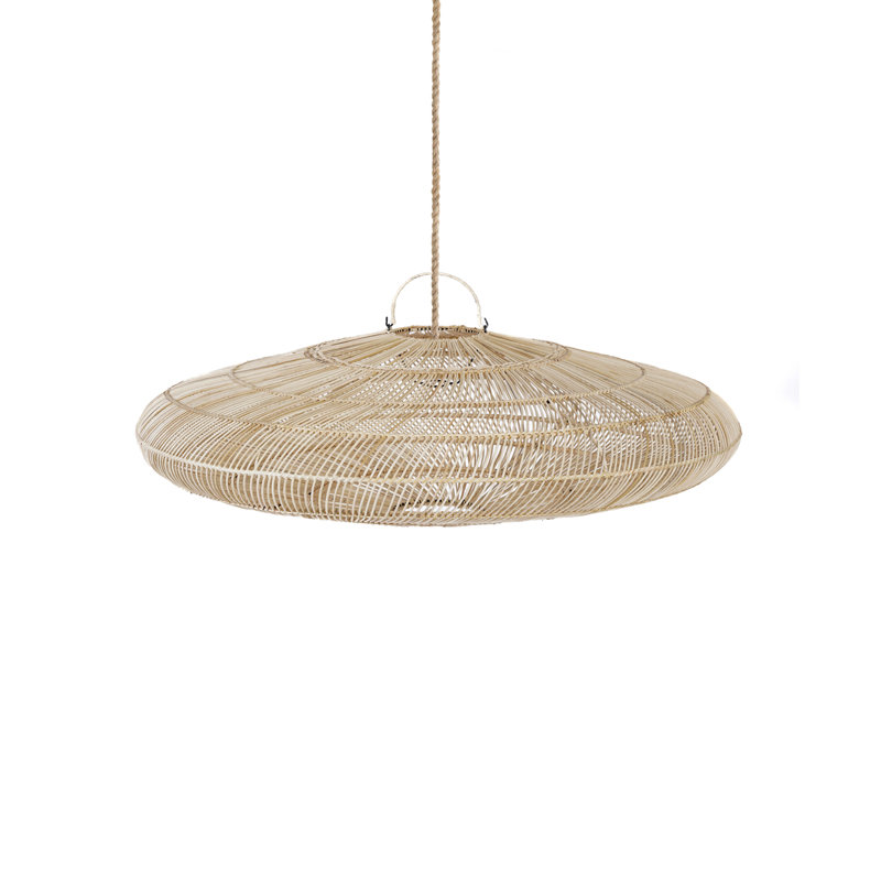 Rattan Novelty Lamp Shade ( Uno ) in Natural, 38" H x 110" W x 110" D 