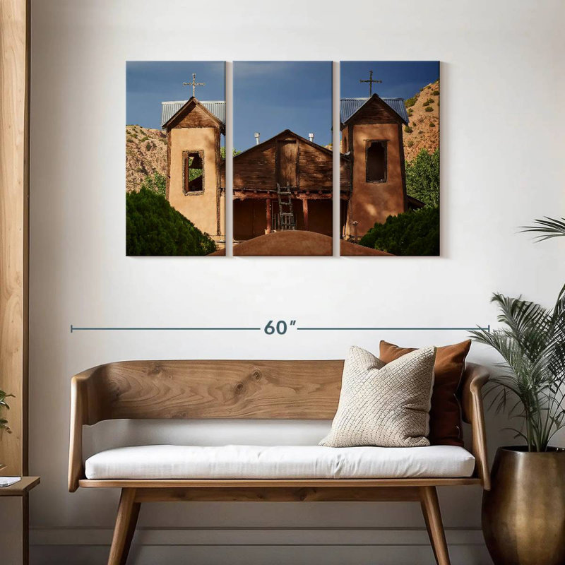 El Santuario De Chimayo, H 28 po x l 45 po