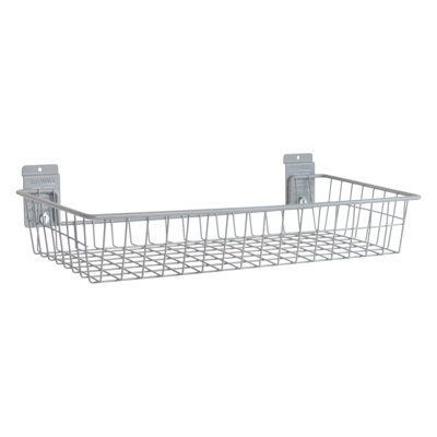 Slatwall Heavy Duty Shallow Basket