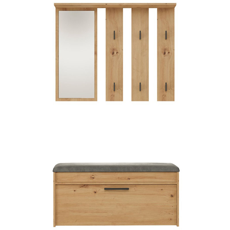 Hall Tree 100cm Wide, Beige