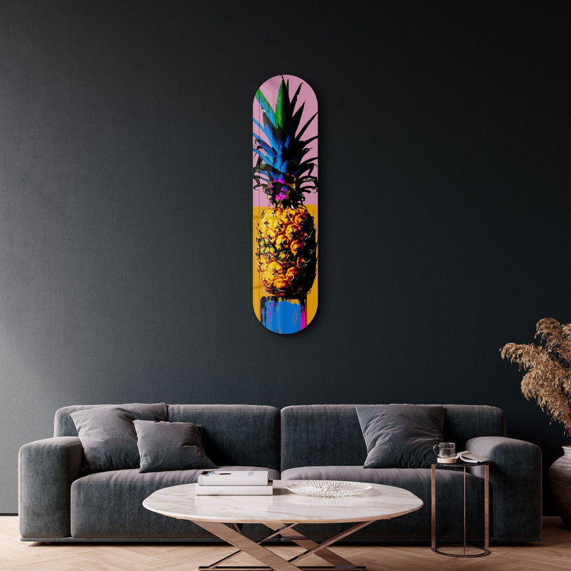 Peinture décorative en verre trempé