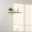 Tablette simple murale flottante à fixation murale rustique-129592167