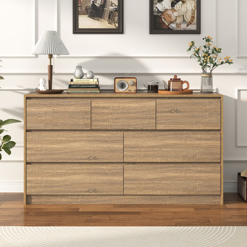 Commode 7 tiroirs Mosher Youngblood, Chêne