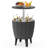 Resin Patio Ice Bucket With Extendable Tabletop