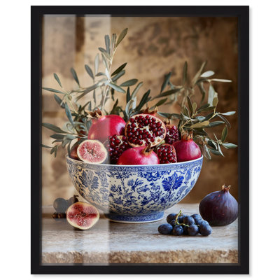 Décoration murale rétro «Grape Gathering Shadowbox» par Art Remedy
