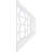 H 94.5'' W x 0.625'' D PVC Wainscot Paneling Kit-69956903