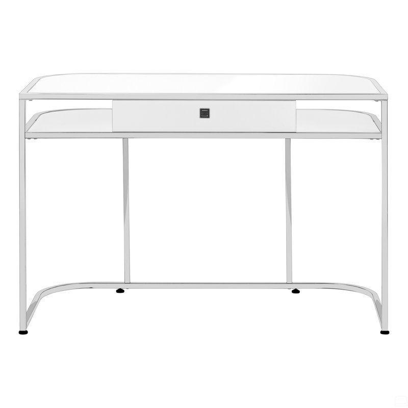 Bureau d'ordinateur, bureau personnel, ordinateur portable, tablettes de rangement, L 48 po