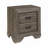Weathered Grey Grain 2-Drawer Nightstand
