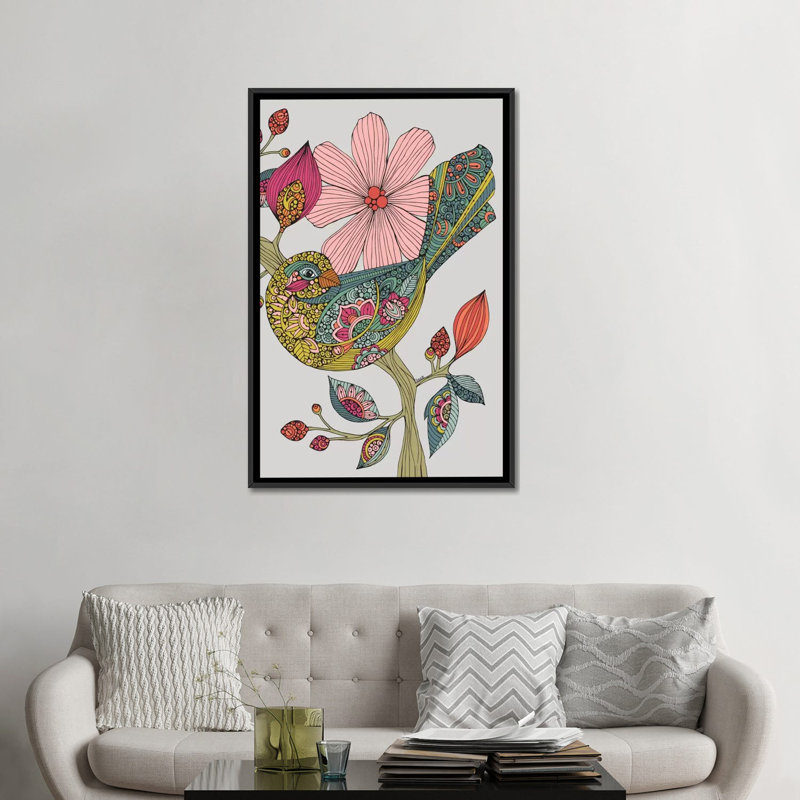 Juanita, impression sur toile tendue, H 48 po x l 32 po x P 1,5 po, Cadre noir