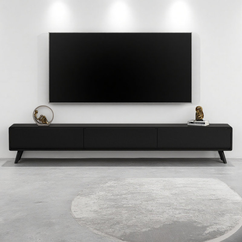 Meuble télé minimaliste moderne, H 15,74 po x L 70,86 po x l 11,81 po