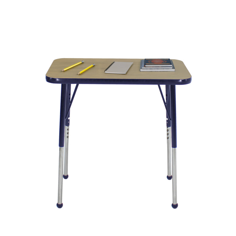 Table d'activité rectangulaire à hauteur réglable en forme de T, Roulement à bille standard, 18 po x 30 po