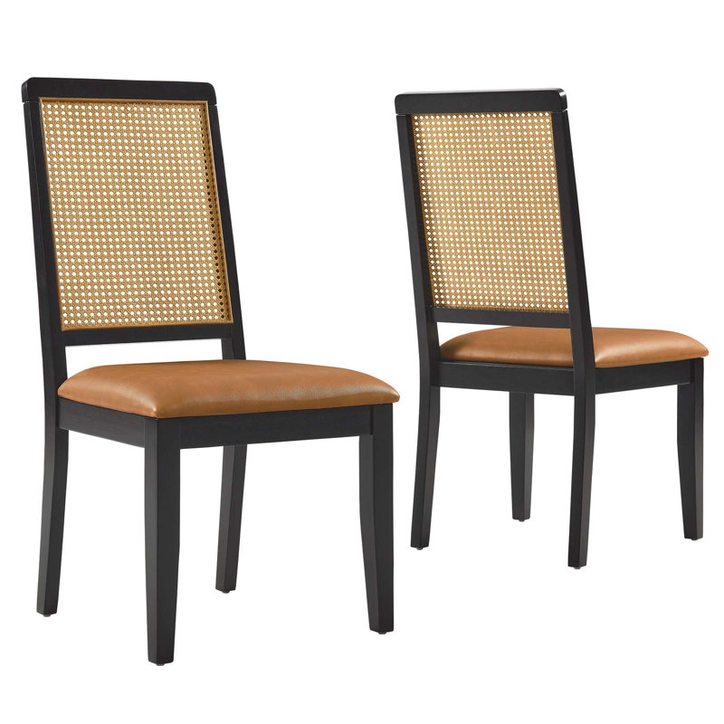 Chaise d'appoint Modway, Brun clair, Noir/naturel