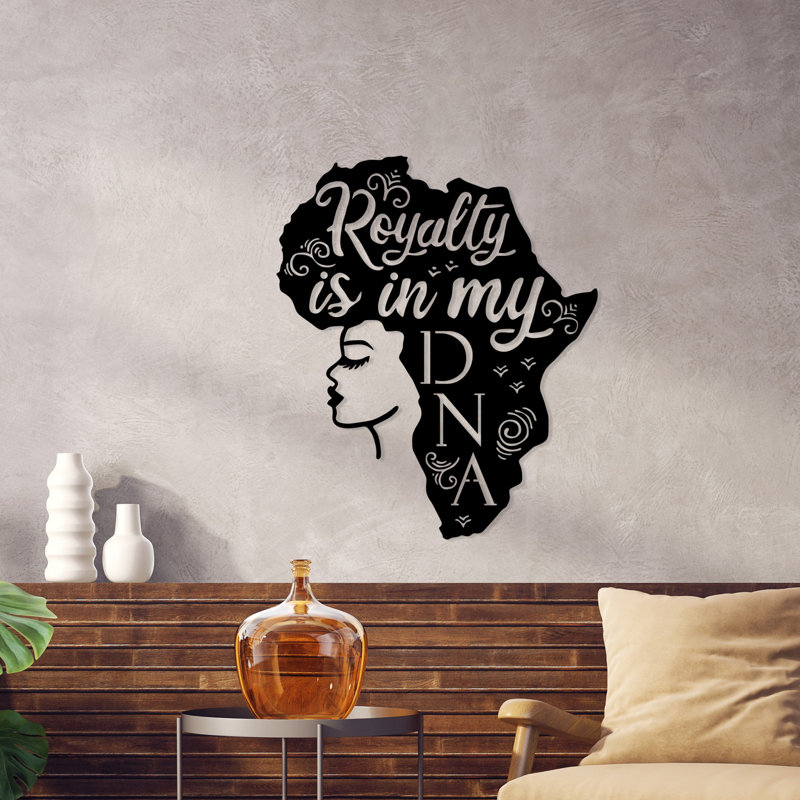 Decorative Metal Wall Accessory, Black, 22.8 x 27.6 inches | 100% Metal, Thickness: 0.06 inches | Lightweight at 1.4 lbs | Perfect for Home Decor, Modern Aesthetic, Easy to Hang, Unique Design