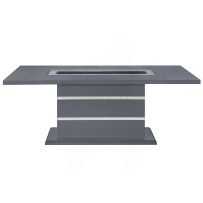 Dining Table With Glitter Detailing, Kitchen Table