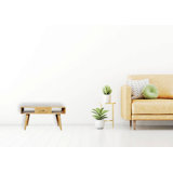 Versatile Design Wood Curved Console Table With Strong Legs