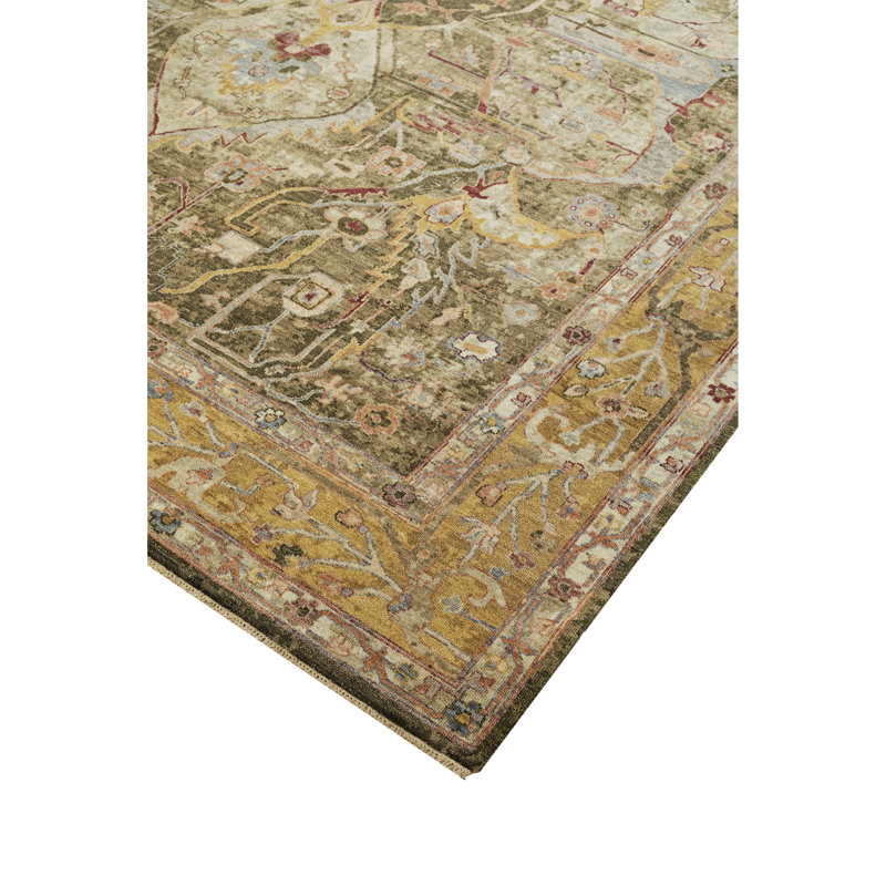 Area Rug, Rectangle 10' x 14', Green