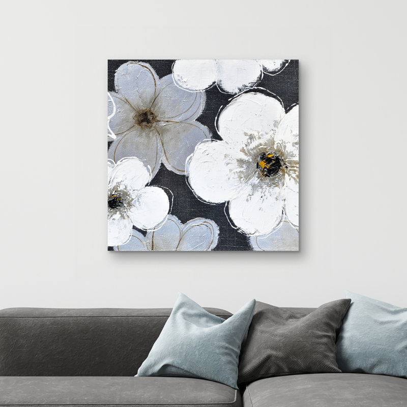 flowers - 32"x32" art on canvas