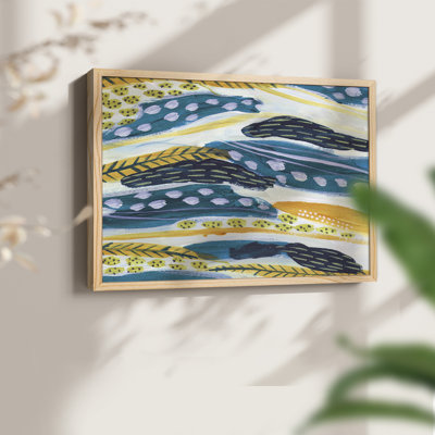Feathery IV -Framed Print - Restickable