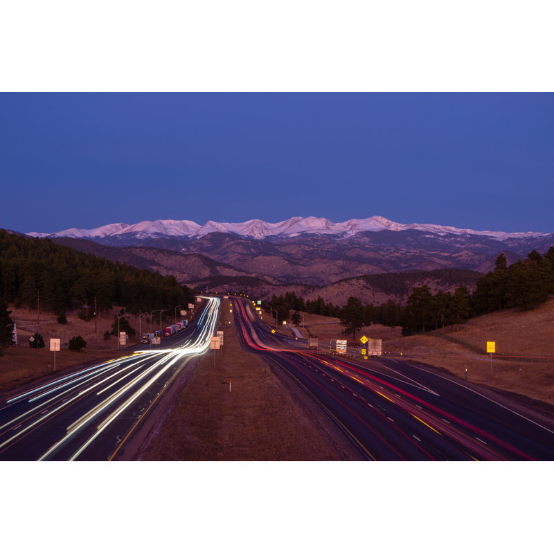 I-70 West, Colorado - Photographie sur toile tendue, H 32 po x l 48 po
