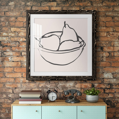 " Simple Pear II " Painting Print