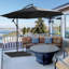 Base de parasol autoportante en plastique